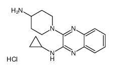 [3-(4-氨基-哌啶-1-基)-喹噁啉-2-基]-环丙基-胺盐酸盐