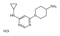 6-(4-Aminopiperidin-1-yl)-N-cyclopropylpyrimidin-4-amine hydrochloride