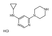 N-Cyclopropyl-6-(piperazin-1-yl)pyrimidin-4-amine hydrochloride
