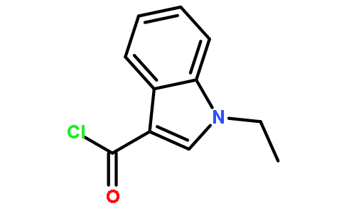 1H-吲哚-3-羰基氯化,  1-乙基- (9CI)