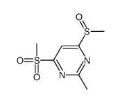 2-methyl-4-methylsulfinyl-6-methylsulfonylpyrimidine