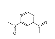2-methyl-4,6-bis(methylsulfinyl)pyrimidine
