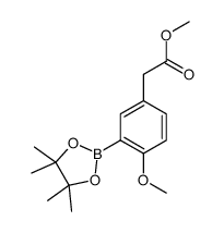 2-(4-甲氧基-3-(4,4,5,5-四甲基-1,3,2-二噁硼烷-2-基)苯基)乙酸甲酯