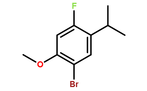 1-溴-4-氟-2-甲氧基-5-(1-甲基乙基)-苯