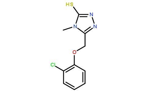 5-[(2-Chlorophenoxy)methyl]-4-methyl-4H-1,2,4-triazole-3-thiol