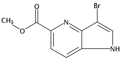 3-溴-1H-吡咯并[3,2-b]吡啶-5-羧酸甲酯