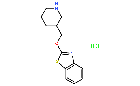 2-(3-哌啶基甲氧基)苯并噻唑盐酸盐