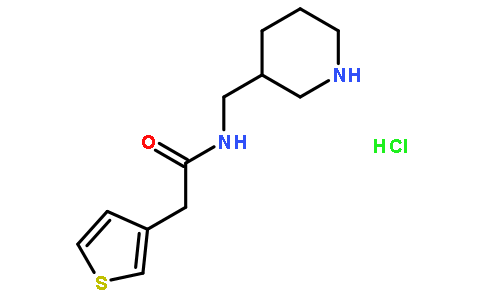 N-(哌啶-3-甲基)-2-(噻吩-3-基)乙酰胺盐酸盐