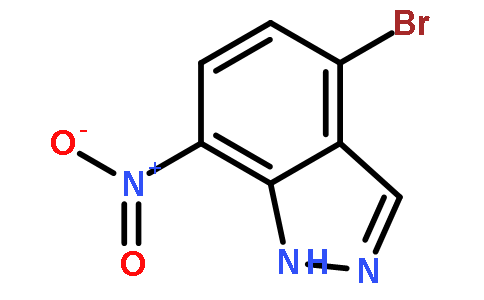 1H-吲唑,  4-溴-7-硝基-