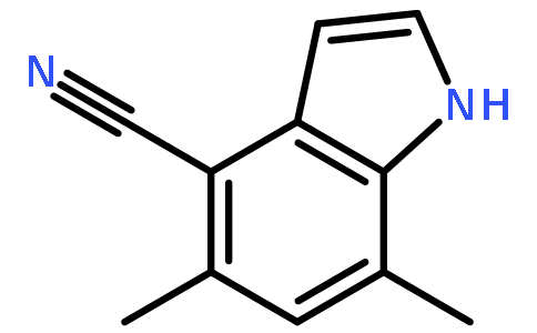 4-氰基-5,7-二甲基 吲哚