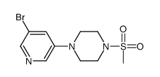 1-(5-bromopyridin-3-yl)-4-methylsulfonylpiperazine
