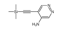 5-(2-trimethylsilylethynyl)pyridazin-4-amine