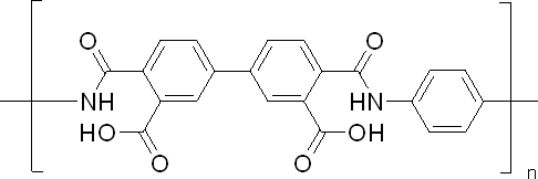 聚(3,3',4,4'-联苯基四羧二酸酐-co-1,4-亚苯基二胺)