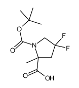 (2S)-4,4-difluoro-2-methyl-1-[(2-methylpropan-2-yl)oxycarbonyl]pyrrolidine-2-carboxylic acid