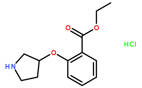 2-(吡咯烷-3-基氧基)苯甲酸乙酯盐酸盐