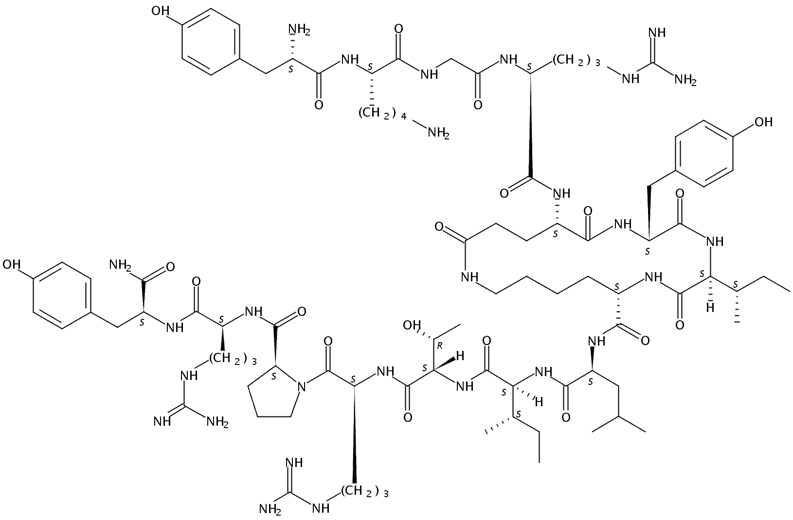 TYR-LYS-GLY-(CYCLO(GLU26-LYS29),PRO34)-NEUROPEPTIDE Y (25-36)