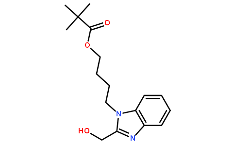 4-[2-(羟基甲基)-1H-苯并咪唑-1-基]三甲基醋酸丁酯