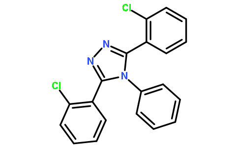 3,5-双(2-氯苯基)-4-苯基-4H-1,2,4-三唑