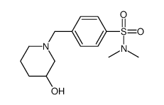 4-[(3-hydroxypiperidin-1-yl)methyl]-N,N-dimethylbenzenesulfonamide