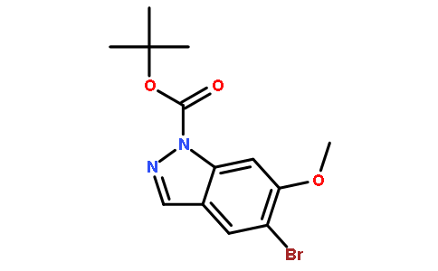 1-Boc-5-溴-6-甲氧基-1H-吲唑