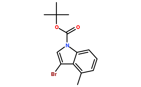 N-boc-3-溴-4-甲基吲哚