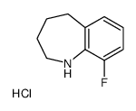 9-fluoro-2,3,4,5-tetrahydro-1H-1-benzazepine,hydrochloride