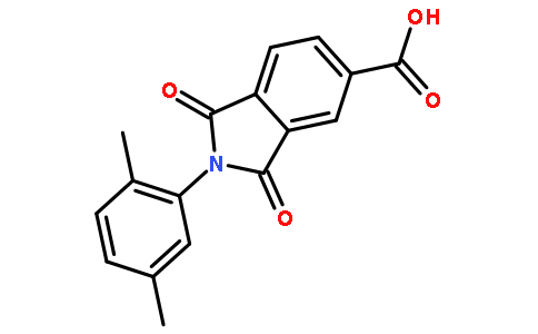 2-(2,5-二甲基苯基)-1,3-二氧基吲哚啉-5-羧酸