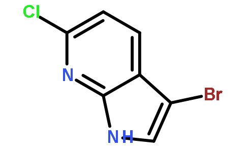 3-溴-6-氯-1H-吡咯并[2,3-b]吡啶