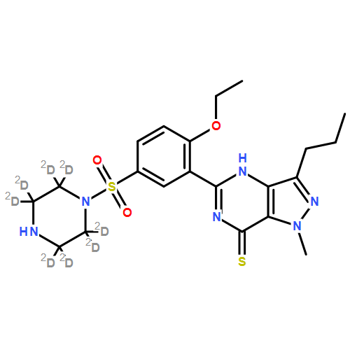 Desmethyl Thiosildenafil-d8