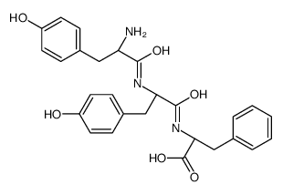 (2S)-2-[[(2S)-2-[[(2S)-2-amino-3-(4-hydroxyphenyl)propanoyl]amino]-3-(4-hydroxyphenyl)propanoyl]amino]-3-phenylpropanoic acid