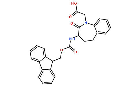 (9ci)-3-[[(9h-芴-9-基甲氧基)羰基]氨基]-2,3,4,5-四氢-2-氧代-1H-1-苯氮杂卓-1-乙酸