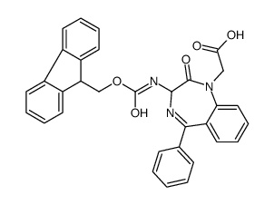 (9ci)-3-[[(9h-芴-9-基甲氧基)羰基]氨基]-2,3-二氢-2-氧代-5-苯基-1H-1,4-苯并二氮杂卓-1-乙酸