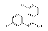 2-Chloro-N-(3-fluorophenyl)isonicotinamide