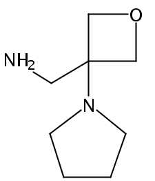 3-(1-pyrrolidinyl)-3-Oxetanemethanamine