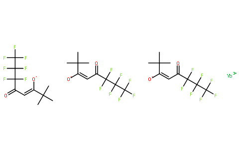 三(6,6,7,7,8,8,8-七氟-2,2-二甲基-3,5-乙酰辛酮基)镱