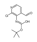 tert-butyl N-(2-chloro-4-formylpyridin-3-yl)carbamate