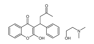 2-(dimethylamino)ethanol,4-hydroxy-3-(3-oxo-1-phenylbutyl)chromen-2-one