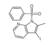 3-iodo-2-methyl-1-(phenylsulfonyl)-1H-pyrrolo[2,3-b]pyridine