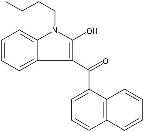 (1-Butyl-2-hydroxy-1H-indol-3-yl)(1-naphthyl)methanone