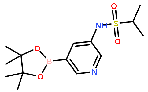 N-(5-(4,4,5,5-四甲基-1,3,2-二噁硼烷-2-基)吡啶-3-基)丙烷-2-磺酰胺