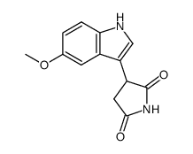 3-(5-methoxy-1H-indole-3-yl)pyrrolidine-2,5-dione