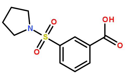 3-(1-吡咯烷磺酰基)苯甲酸