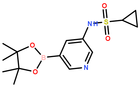 n-[5-(4,4,5,5-四甲基-1,3,2-二噁硼烷-2-基)-3-吡啶]-环丙烷磺酰胺