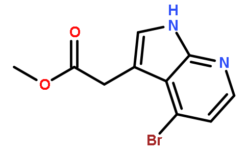 2-(4-溴-1H-吡咯并[2,3-b]吡啶-3-基)乙酸甲酯
