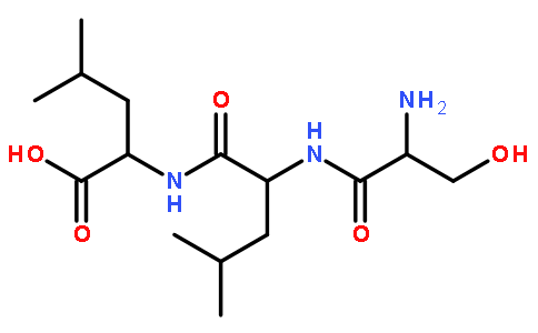 L-亮氨酸,  N-(N-L-丝氨酰-L-亮氨酰)-