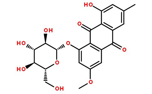 大黄素甲醚-1-O-&Beta-D-葡萄糖苷