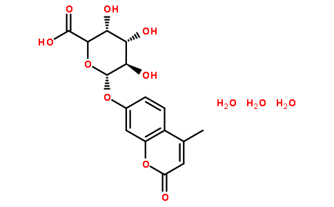 4-甲基伞形酮-beta-d-葡萄糖苷酸三水合物