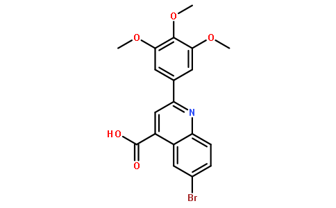 6-溴-2-(3,4,5-三甲氧基苯基)喹啉-4-羧酸