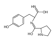 (2S)-N-[(2S)-1-amino-3-(4-hydroxyphenyl)-1-oxopropan-2-yl]pyrrolidine-2-carboxamide