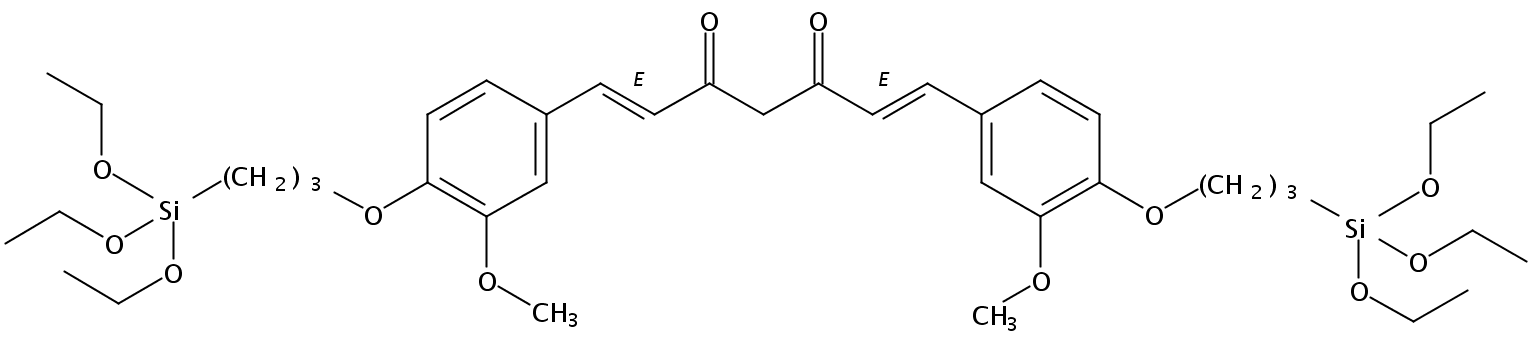 1,7 - 双(4 - 三乙氧硅烷基丙氧基-3 - 甲氧基苯基)-1,6 - 庚二烯-3,5 - 二酮